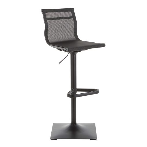 LumiSource Mirage Bar Stool, Black