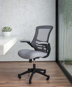 Flash Furniture Ergonomic Mid-Back Mesh Drafting Chair, Gray 2