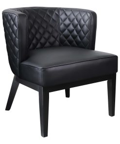 Boss Office Products Ava CaressoftPlus Accent Chair, Black