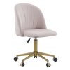 Elama Metal Folding Chairs With Padded Seats, Gray, Set Of 4 Chairs 3