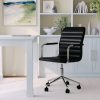 WorkPro® 12000 V2 Series Ergonomic Mesh/Fabric High-Back Office Chair, Burgundy/Black, BIFMA Compliant 4