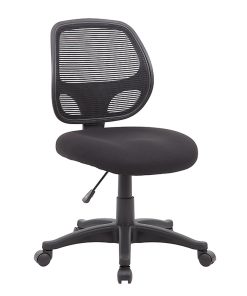 Boss Office Products Commercial Grade Ergonomic Mesh High-Back Task Chair, Black