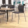 Glamour Home Barras Plastic Dining Accent Chairs, Gray, Set Of 2 Chairs 3