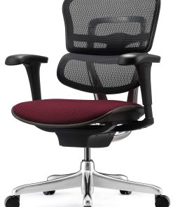 WorkPro® 12000 V2 Series Ergonomic Mesh/Fabric High-Back Office Chair, Burgundy/Black, BIFMA Compliant 2