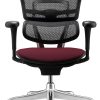 WorkPro® 12000 V2 Series Ergonomic Mesh/Fabric High-Back Office Chair, Burgundy/Black, BIFMA Compliant