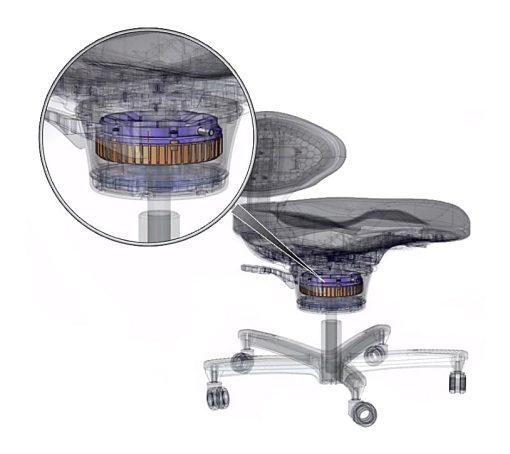 CoreChair Active Chair, Ergonomic with Pelvic Support, Tall - Image 2