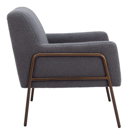 Zuo Charleston Accent Chair, Gray - Image 2