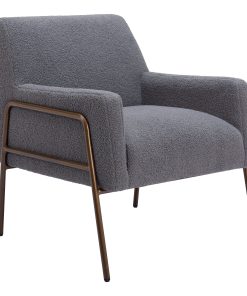 Zuo Charleston Accent Chair, Gray