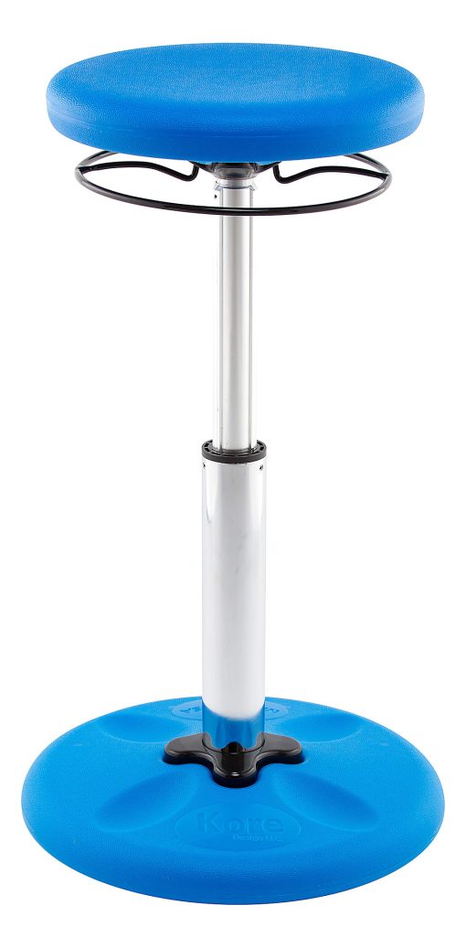 Kore Kids Adjustable Wobble Chair, 15-1/2" to 21-1/2"H, Blue - Image 2