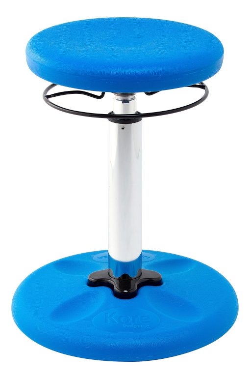 Kore Kids Adjustable Wobble Chair, 15-1/2" to 21-1/2"H, Blue