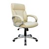 Flash Furniture Fusion Contemporary LeatherSoft™ Faux Leather Side Reception Chair With Chrome Legs, Black 4