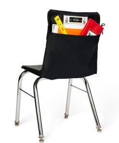 Victor Seat Sack® Chair Pockets, 17" x 1/2", Black, Bundle Of 10 Pockets