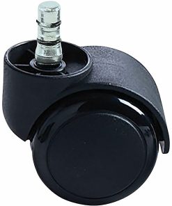Master Caster Futura Noiseless Chair Mat Casters – 2.19″ Diameter – 120 lb Load Capacity – Polyurethane – Matte Black – 5 / Set 2