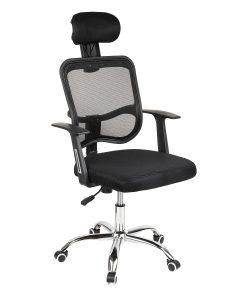 Mind Reader Ergonomic Mesh High-Back Swivel Executive Office Chair, 42 1/2-47"H, Black