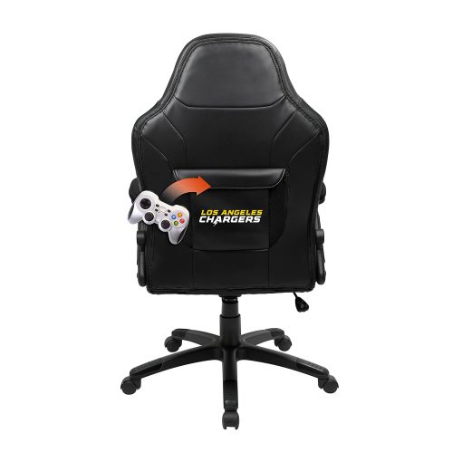 Imperial NFL Faux Leather Oversized Computer Gaming Chair, Los Angeles Chargers - Image 2