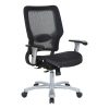 Regency Knight Mesh Stacking Chairs, With Casters, Black, Pack Of 4 Chairs 3