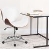 Flash Furniture LeatherSoft™ Faux Leather High-Back Office Chair, Gray/Chrome 3