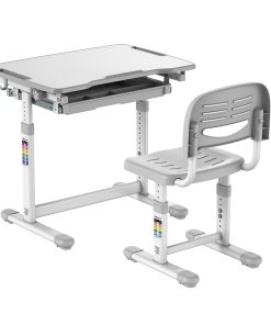 Mount-It! MI-10201 Kid's Desk And Chair Set, Gray