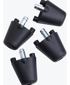 Gaiam Leg Extenders For Balance Ball Chairs, Black, Pack Of 4