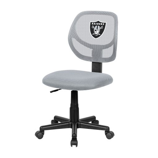 Imperial NFL Mesh Mid-Back Armless Task Chair, Las Vegas Raiders - Image 2