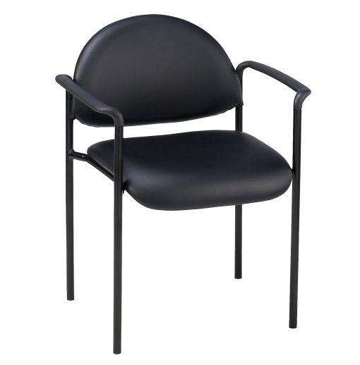 Lorell® Reception Guest Chair, Black - Image 2