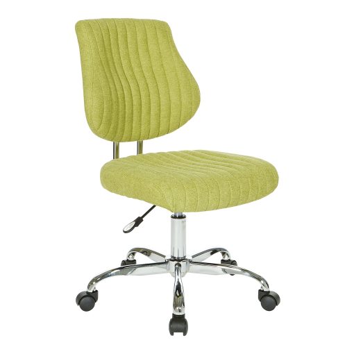 Office Star™ Sunnydale Fabric Mid-Back Office Chair, Basil - Image 2