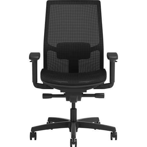 HON Ignition 2.0 Mid-back Mesh Seat Task Chair - Black Seat Color - Mesh Seat Material - Black Back Color - I2MSKY2IMTN - Image 2