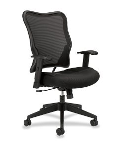 HON® VL702 Ergonomic Mesh High-Back Task Chair, Black