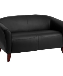 Flash Furniture Hercules Imperial LeatherSoft™ Faux Leather Loveseat, Black 2