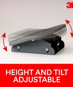 3M™ Adjustable Footrest, Charcoal 2