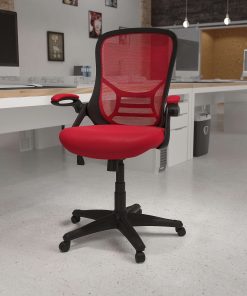 Flash Furniture Ergonomic Mesh High-Back Office Chair, Red 2