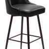 Lorell® Ergomesh Mesh/Fabric Mid Back Chair, Black 4