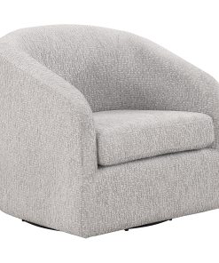 Office Star Parker Swivel Tub Accent Chair, Sterling 2