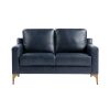 Lifestyle Solutions Shendi Fabric Sofa, 34”H x 76”W x 31”D, Light Gray 4
