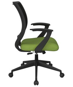 Office Star™ Work Smart Mesh Task Chair, Green/Black 2