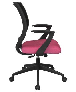 Office Star™ Work Smart Mesh Task Chair, Pink/Black 2