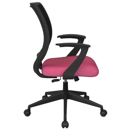 Office Star™ Work Smart Mesh Task Chair, Pink/Black - Image 2