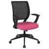 Lorell® Deluxe Guest Chair, Charcoal/Mahogany 4