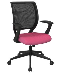 Office Star™ Work Smart Mesh Task Chair, Pink/Black