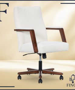 Finch NEO ONE Ergonomic Fabric Hi-Back Executive Office Chair, Cream 2