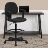 WorkPro® Quantum 9000 Series Ergonomic Mesh/Mesh Mid-Back Stool, Black/Black, BIFMA Compliant 4