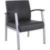 Office Star Lounge Loveseat, 33-1/2”H x 48”W x 28-3/4”D, Charcoal/Chrome 4