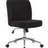 ALPHA HOME Adjustable Ergonomic Faux Leather Office Drafting Chair With Back, Black 4