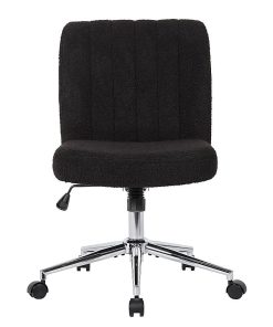 Boss Office Products Boucle Fabric Mid-Back Task Chair, Black 2