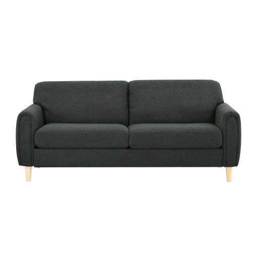 Serta Lachlan Fabric Sofa, 33-7/8"H x 78-1/3"W x 33-1/2"D, Charcoal/Natural