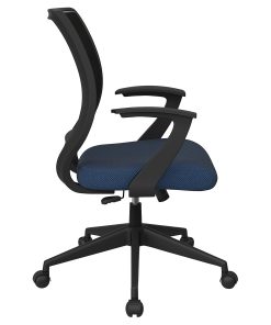 Office Star™ Work Smart Mesh Task Chair, Blue Galaxy/Black 2