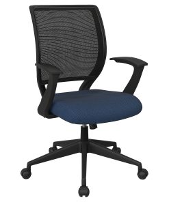 Office Star™ Work Smart Mesh Task Chair, Blue Galaxy/Black