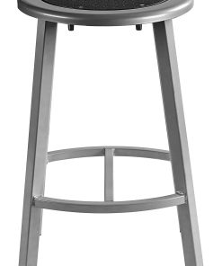 National Public Seating Titan Stool, 24″, Black/Gray 2