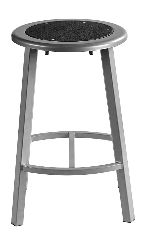 National Public Seating Titan Stool, 24", Black/Gray - Image 2