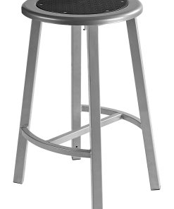 National Public Seating Titan Stool, 24", Black/Gray